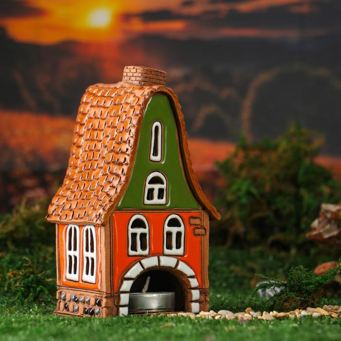 Аромалампа Домик «Колокольчик», ручная работа, микс, 16 см Аромалампа Домик «Колокольчик», ручная работа, микс, 16 см