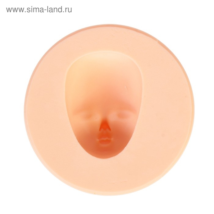 Молд силикон для полимерной глины Молд силикон для полимерной глины "Детское лицо" 4,2х3 см МИКС