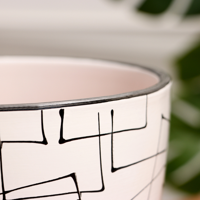 Горшок цветочный Иллюзия белая 5 л Горшок цветочный Иллюзия белая 5 л