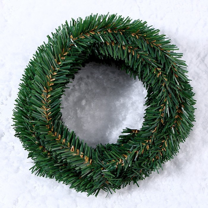 Новый год! Проволока для поделок и декора «Хвоя» длина — 5 м, диаметр — 3,5 см, цвет зелёный с коричневым Новый год! Проволока для поделок и декора «Хвоя» длина — 5 м, диаметр — 3,5 см, цвет зелёный с коричневым