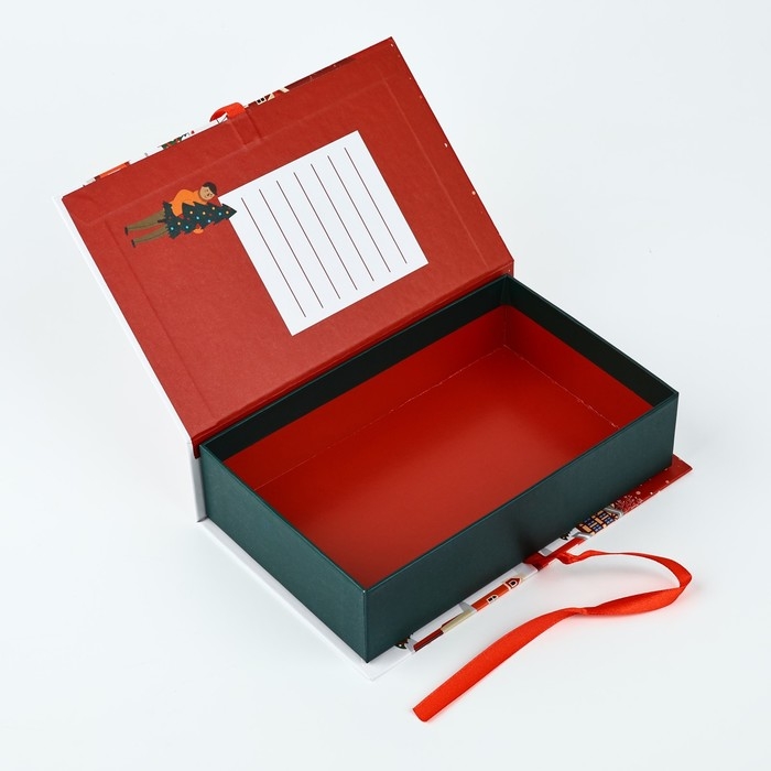 Коробка‒книга «В ожидание чуда», 20 х 12.5 х 5 см, Новый год Коробка‒книга «В ожидание чуда», 20 х 12.5 х 5 см, Новый год