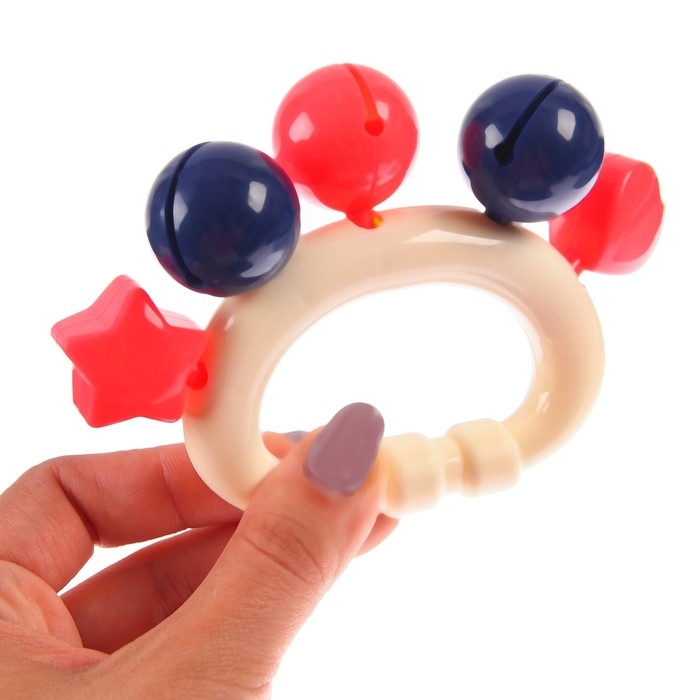 Набор погремушек - прорезывателей «Растем вместе», 8 шт., цвет МИКС, Крошка Я Набор погремушек - прорезывателей «Растем вместе», 8 шт., цвет МИКС, Крошка Я