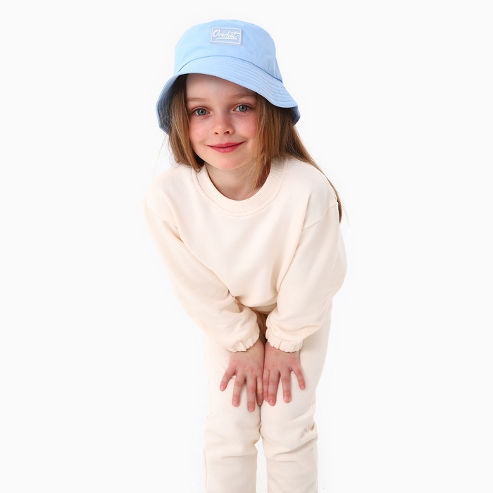 Панама детская для мальчика цвет голубой, р-р 52-54 Панама детская для мальчика цвет голубой, р-р 52-54