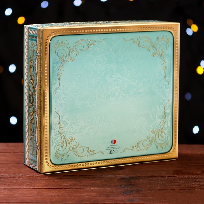 Подарочная коробка Подарочная коробка "Шкатулка винтаж", 26,4 х 24,1 х 7,6 см