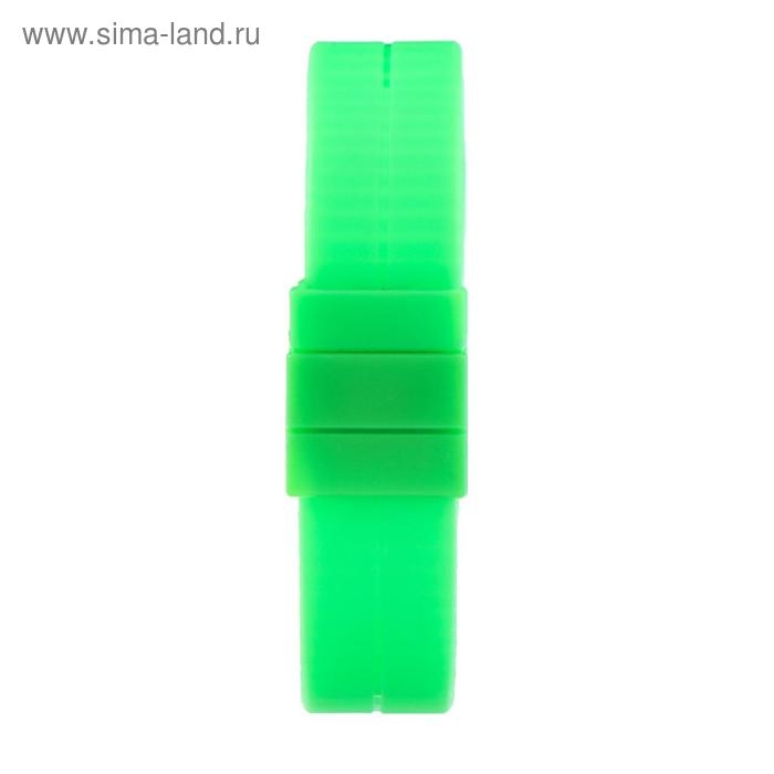 Часы наручные электронные Часы наручные электронные "Скайер", застежка на магните, l-25 см, светло-зеленые