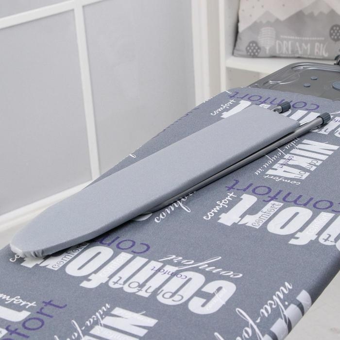 Доска гладильная Nika «Ника 11 тефлон», 123×40 см, регулируемая высота до 100 см, рисунок микс Доска гладильная Nika «Ника 11 тефлон», 123×40 см, регулируемая высота до 100 см, рисунок микс