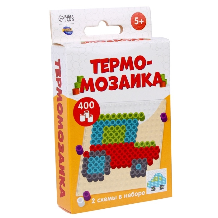 Термомозаика «Автомобили» с пинцетом Термомозаика «Автомобили» с пинцетом