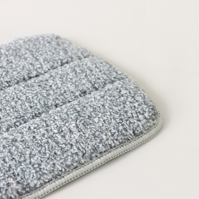 Насадка для швабры Raccoon, с вырезом, микрофибра, прямоугольная, 30×14,5 см, цвет серый Насадка для швабры Raccoon, с вырезом, микрофибра, прямоугольная, 30×14,5 см, цвет серый