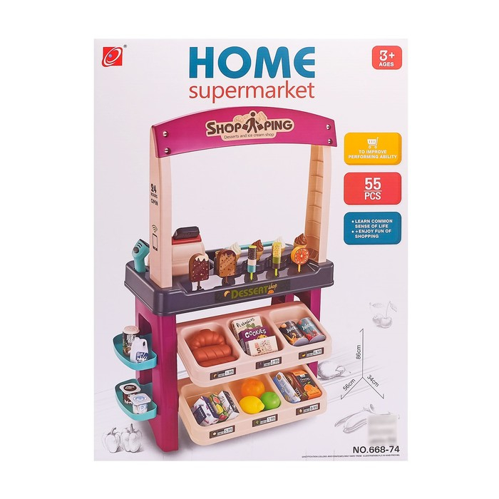 Игровой модуль «Маффин», 55 предметов, со световым и звуковым эффектом, высота 86 см Игровой модуль «Маффин», 55 предметов, со световым и звуковым эффектом, высота 86 см