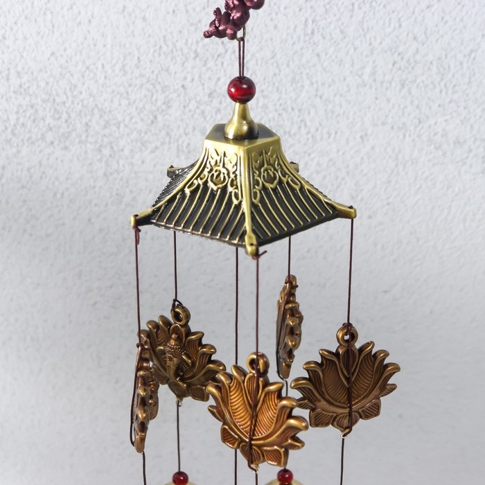 Музыка ветра металл Музыка ветра металл "Ганеша" 5 колокольчиков 48 см