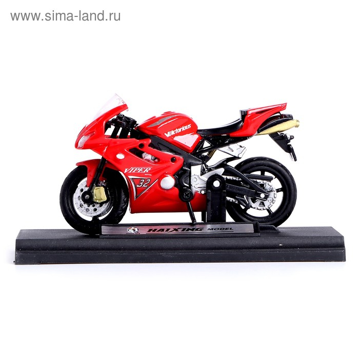 Мотоцикл металлический «Супер байк», масштаб 1:16, МИКС
