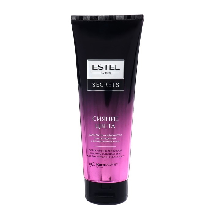 Шампунь-хайлайтер ESTEL SECRETS для окрашенных и мелированных волос, 250 мл Шампунь-хайлайтер ESTEL SECRETS для окрашенных и мелированных волос, 250 мл