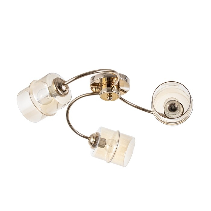 Люстра Люстра "Фокс" 3хЕ27 40Вт золото 50х50х12 см