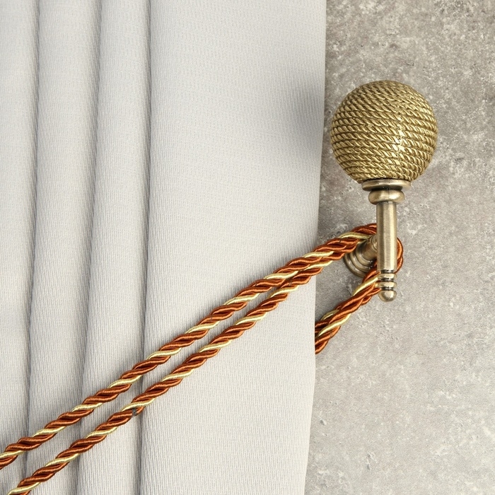 Крючок для штор KS100 CAPPIO, однорожковый, цвет бронза, 2 шт Крючок для штор KS100 CAPPIO, однорожковый, цвет бронза, 2 шт