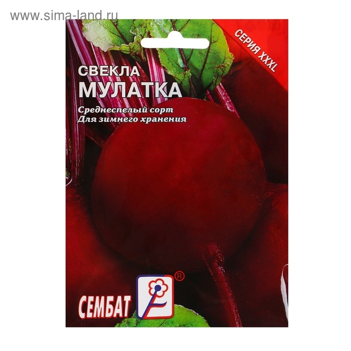 Семена ХХХL Свекла  Семена ХХХL Свекла "Мулатка", 10 г
