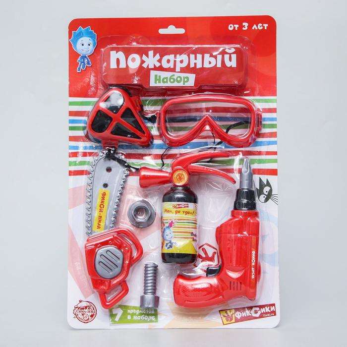 Набор пожарного Фиксики «Фикси-набор», цвет МИКС Набор пожарного Фиксики «Фикси-набор», цвет МИКС