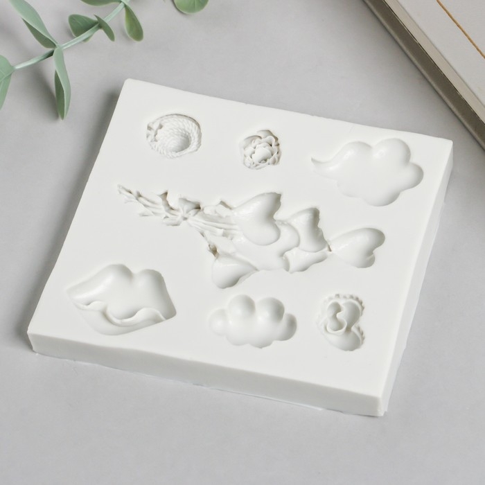 Молд силикон Молд силикон "Любовный флёр" 7 предметов 1,2х9,8х10 см