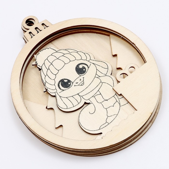 Набор для творчества «Ёлочная игрушка. Змея» Набор для творчества «Ёлочная игрушка. Змея»