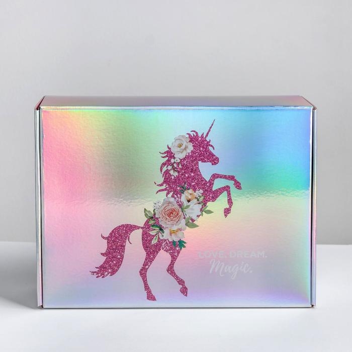 Коробка подарочная складная, упаковка, «Love dream», 30,5 х 22 х 9,5 см Коробка подарочная складная, упаковка, «Love dream», 30,5 х 22 х 9,5 см