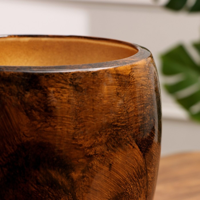 Набор горшков 3 шт. Набор горшков 3 шт. "Весна" коричневый 15 л/ 5,5 л/ 1,5 л