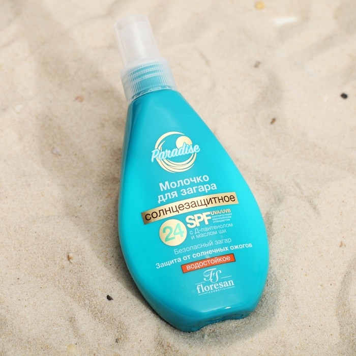 Солнцезащитное молочко для загара, водостойкое, SPF 24, 160 мл Солнцезащитное молочко для загара, водостойкое, SPF 24, 160 мл