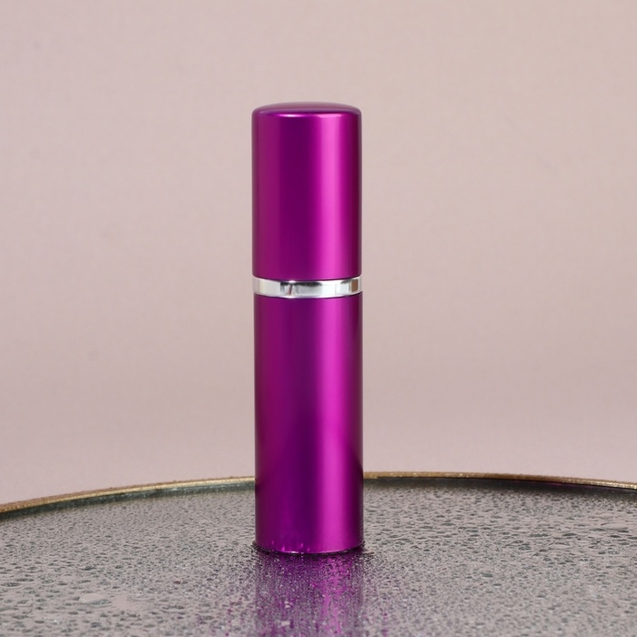 Флакон для парфюма, с распылителем, 10 мл, цвет фиолетовый Флакон для парфюма, с распылителем, 10 мл, цвет фиолетовый