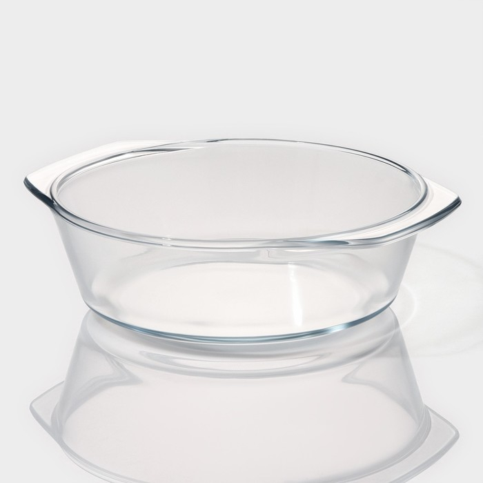 Кастрюля из жаропрочного стекла для запекания Доляна «Фуэго», 2 л, 25,5×22×6,2 см, с крышкой Кастрюля из жаропрочного стекла для запекания Доляна «Фуэго», 2 л, 25,5×22×6,2 см, с крышкой