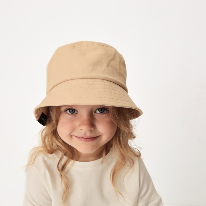 Панама детская Панама детская "Классика" MINAKU цвет бежевый, р-р 52