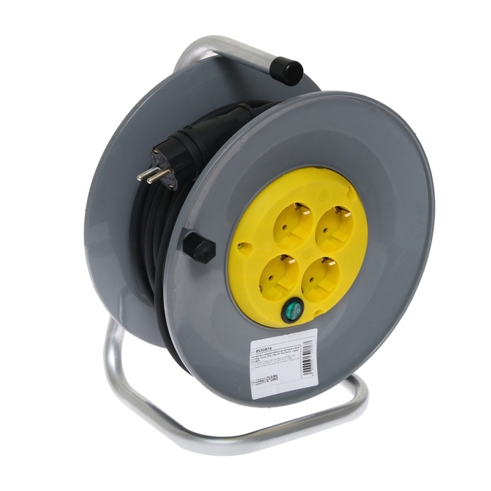 Удлинитель морозостойкий на катушке Luazon Lighting ECO, 4 роз, 25м, 16А, КГ 3х2,5мм2,с выкл Удлинитель морозостойкий на катушке Luazon Lighting ECO, 4 роз, 25м, 16А, КГ 3х2,5мм2,с выкл