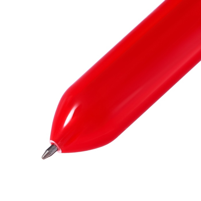 Многоцветная шариковая ручка Calligrata Многоцветная шариковая ручка Calligrata "Машинка-спиннер", автоматическая, 10-ти цветная, узел 0.7 мм, красная