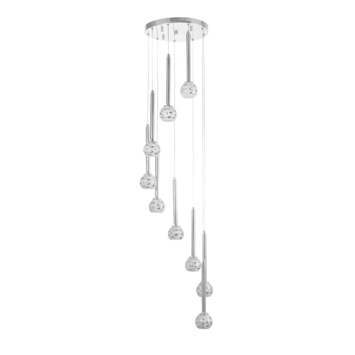 Светильник Светильник "Жаннетт" 9х3Вт G4 Хром 30х30х180см