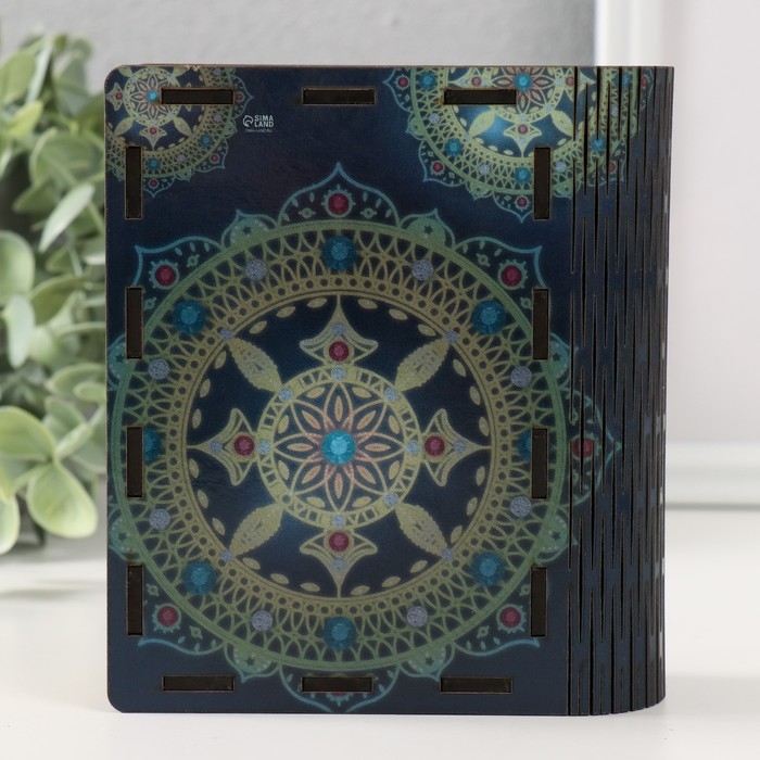Копилка-шкатулка Копилка-шкатулка "Мандала благополучия" 14х12х5 см