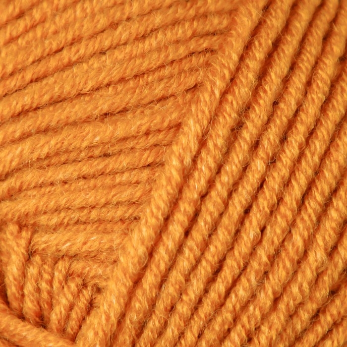 Пряжа Пряжа "Lanagold" 51% акрил, 49% шерсть 240м/100гр (645 горчичный)