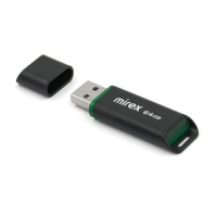 Флешка Mirex SPACER, 64 Гб ,USB2.0, чт до 25 Мб/с, зап до 15 Мб/с, чёрная