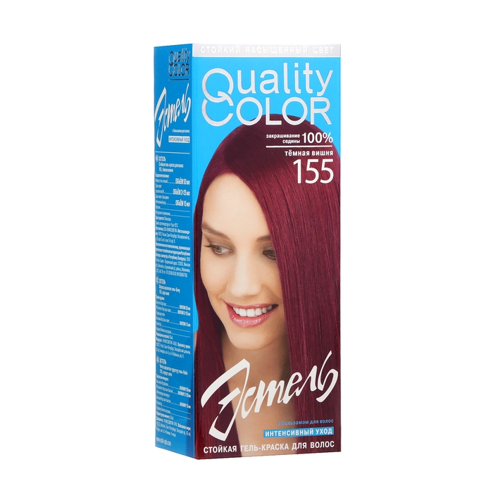 Гель-краска Estel тон № 155, темная вишня Гель-краска Estel тон № 155, темная вишня