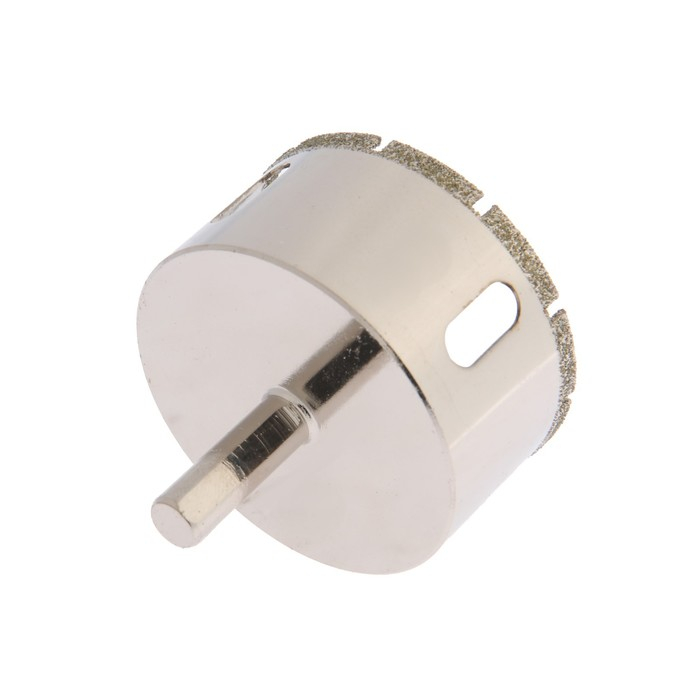 Сверло алмазное по стеклу и керамике ТУНДРА, трехгранный хвостовик, 65 х 65 мм Сверло алмазное по стеклу и керамике ТУНДРА, трехгранный хвостовик, 65 х 65 мм