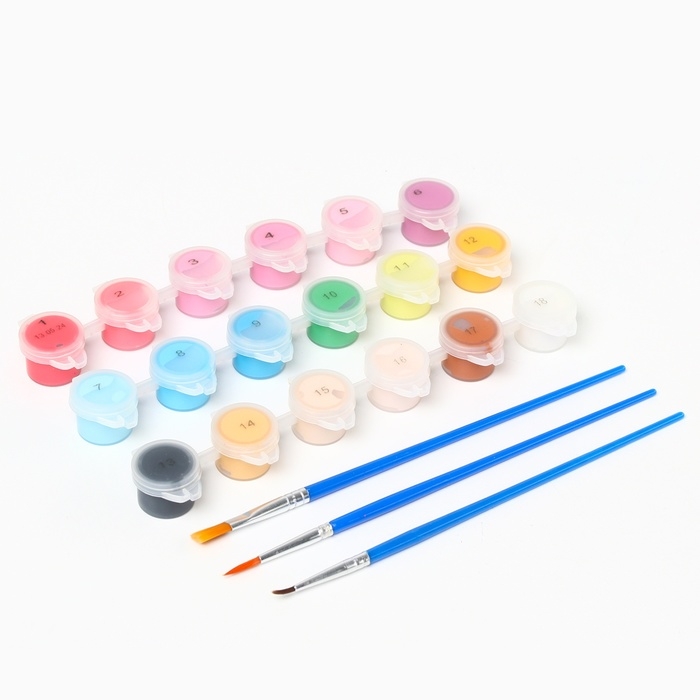 Картина по номерам на подрамнике, 30х40 см, Принцессы Картина по номерам на подрамнике, 30х40 см, Принцессы