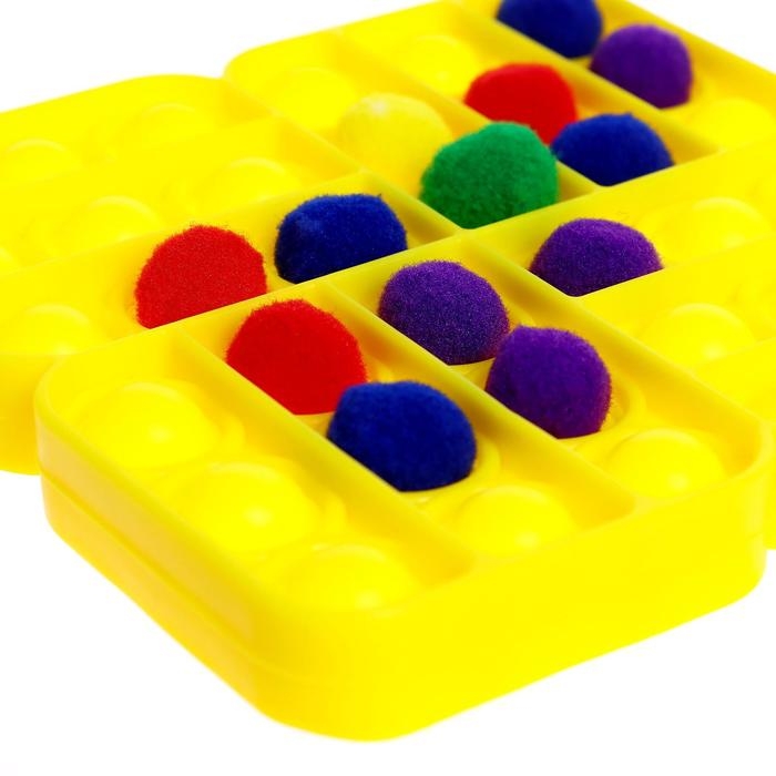 Развивающий набор «Нажимай и сортируй», 20 заданий, 3+ Развивающий набор «Нажимай и сортируй», 20 заданий, 3+