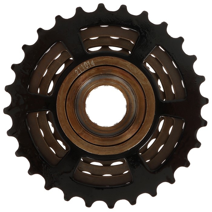 Трещотка ATA, 6 скоростей, 14-28T, цвет чёрно-коричневый Трещотка ATA, 6 скоростей, 14-28T, цвет чёрно-коричневый