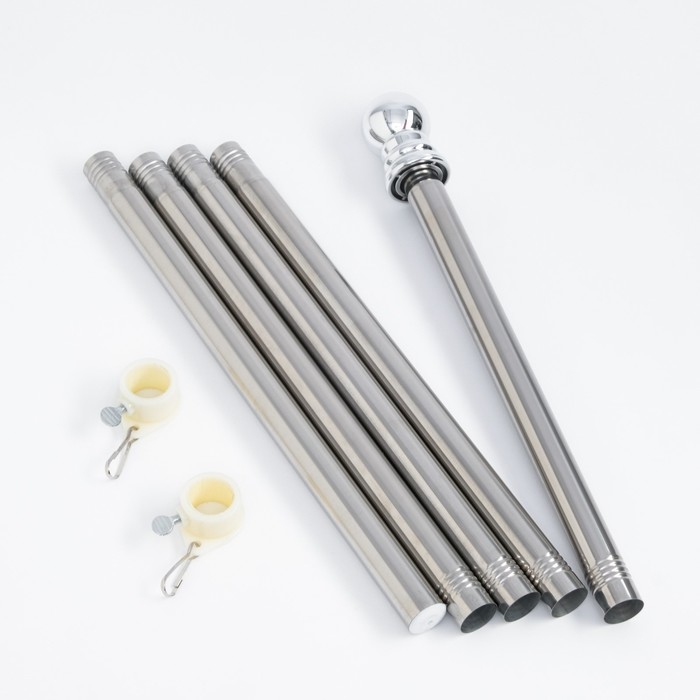 Флагшток с древком 180 см, анти-наматывающее крепление Флагшток с древком 180 см, анти-наматывающее крепление