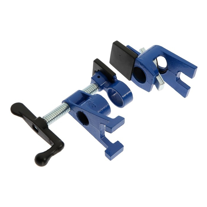 Струбцина трубная ТУНДРА, на ножках, резиновые накладки, 3/4 Струбцина трубная ТУНДРА, на ножках, резиновые накладки, 3/4"