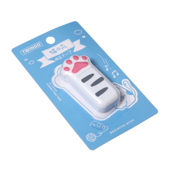 Корректор-лента 6м х 5мм Корректор-лента 6м х 5мм "Лапка", в блистере, МИКС