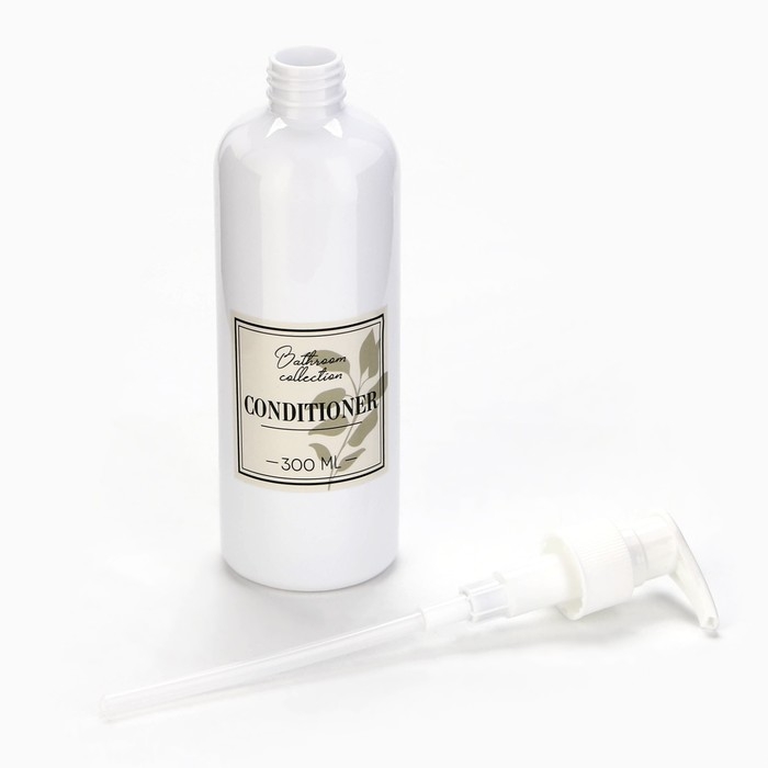 Дозатор для шампуня и кондиционера Bathroom collection, 300 мл., набор 2 шт. Дозатор для шампуня и кондиционера Bathroom collection, 300 мл., набор 2 шт.