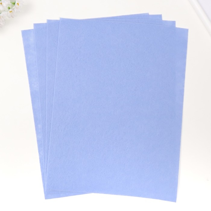 Фетр 1 мм Фетр 1 мм "Небесный" набор 4 листа 30х40 см