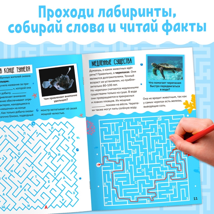 Книга «Лабиринты и факты. Удивительный подводный мир», 24 стр.3 Книга «Лабиринты и факты. Удивительный подводный мир», 24 стр.3