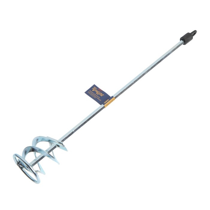 Миксер для красок и штукатурных смесей ТУНДРА, оцинкованный, шестигранный, 60 х 8 х 400 мм Миксер для красок и штукатурных смесей ТУНДРА, оцинкованный, шестигранный, 60 х 8 х 400 мм