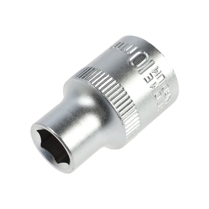 Головка торцевая шестигранная ТУНДРА, под квадрат 1/2 Головка торцевая шестигранная ТУНДРА, под квадрат 1/2", 10 мм, CrV