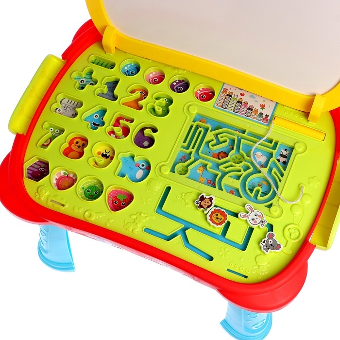 Развивающий столик «Играй и учись», цвет красный Развивающий столик «Играй и учись», цвет красный
