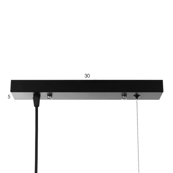 Светильник Светильник "Генри" 3хЕ27 40Вт черный 61х14,5х23-123 см