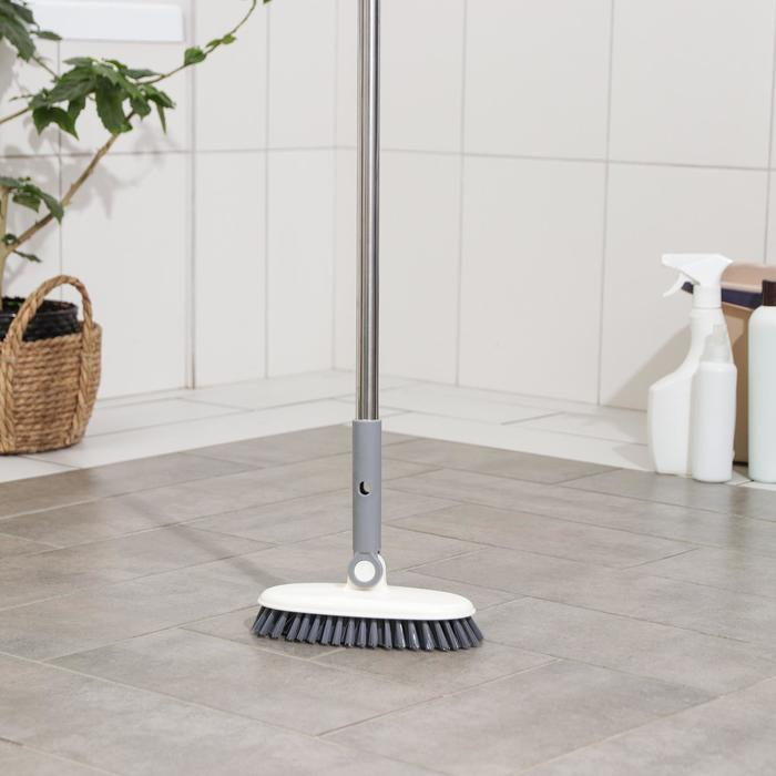 Щётка универсальная с поворотной насадкой Доляна, 18×7,5×115 см Щётка универсальная с поворотной насадкой Доляна, 18×7,5×115 см